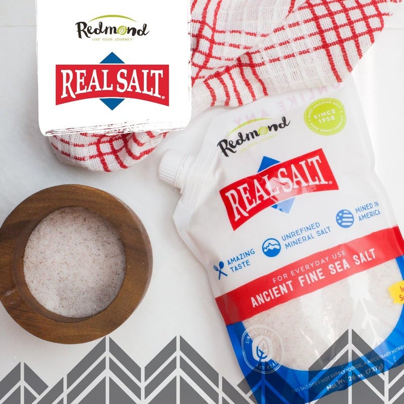 REDMOND Ancient Fine Sea Salt, Unrefined Mineral, 26oz Pouch (Pack of 2) - Image 3